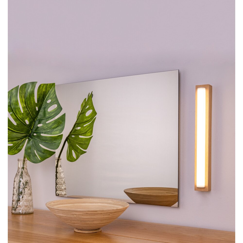 Amboy Lampa ścienna LED Jasne drewno, 1-punktowy main product photo