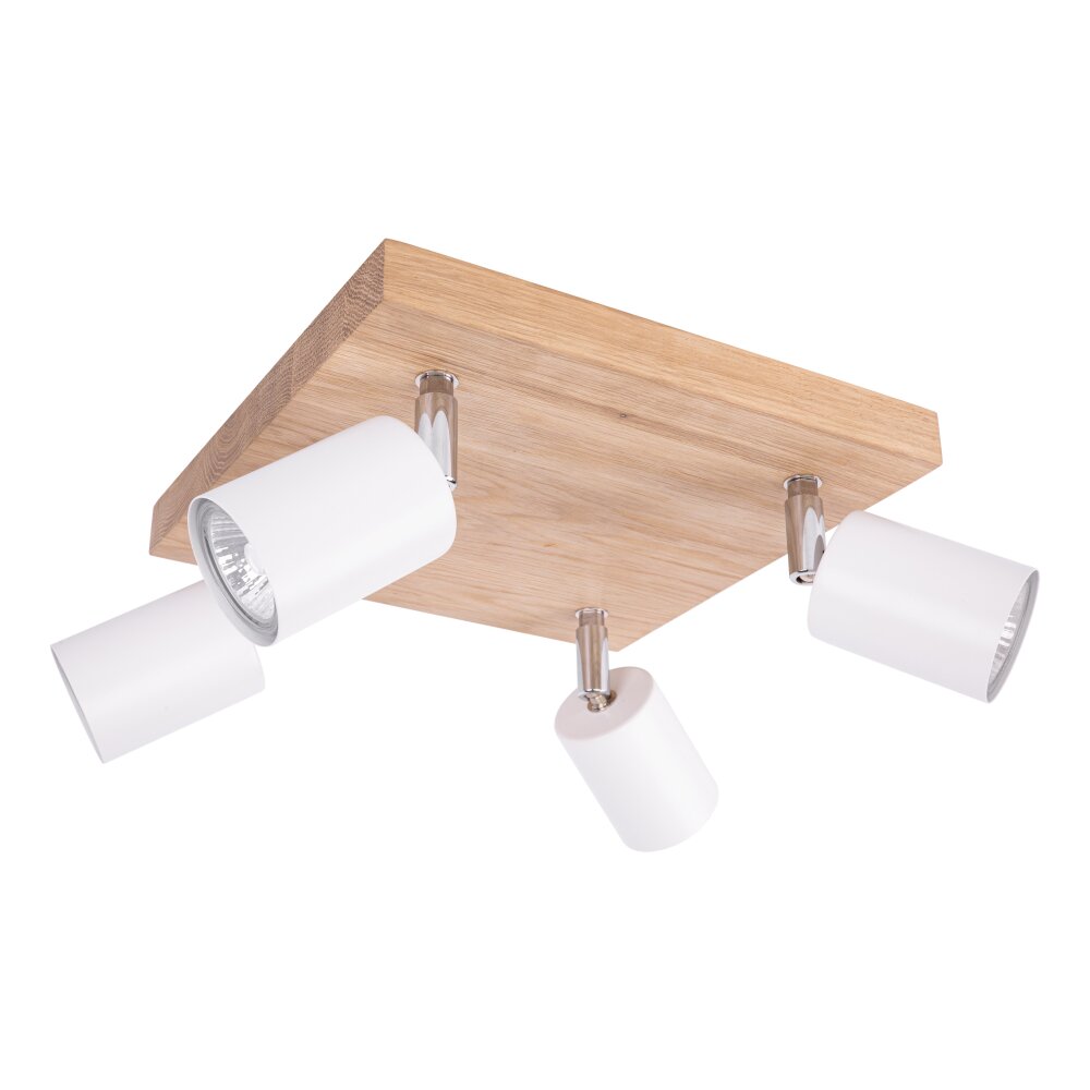 Nazca Lampa Sufitowa Jasne drewno, 4-punktowe main product photo