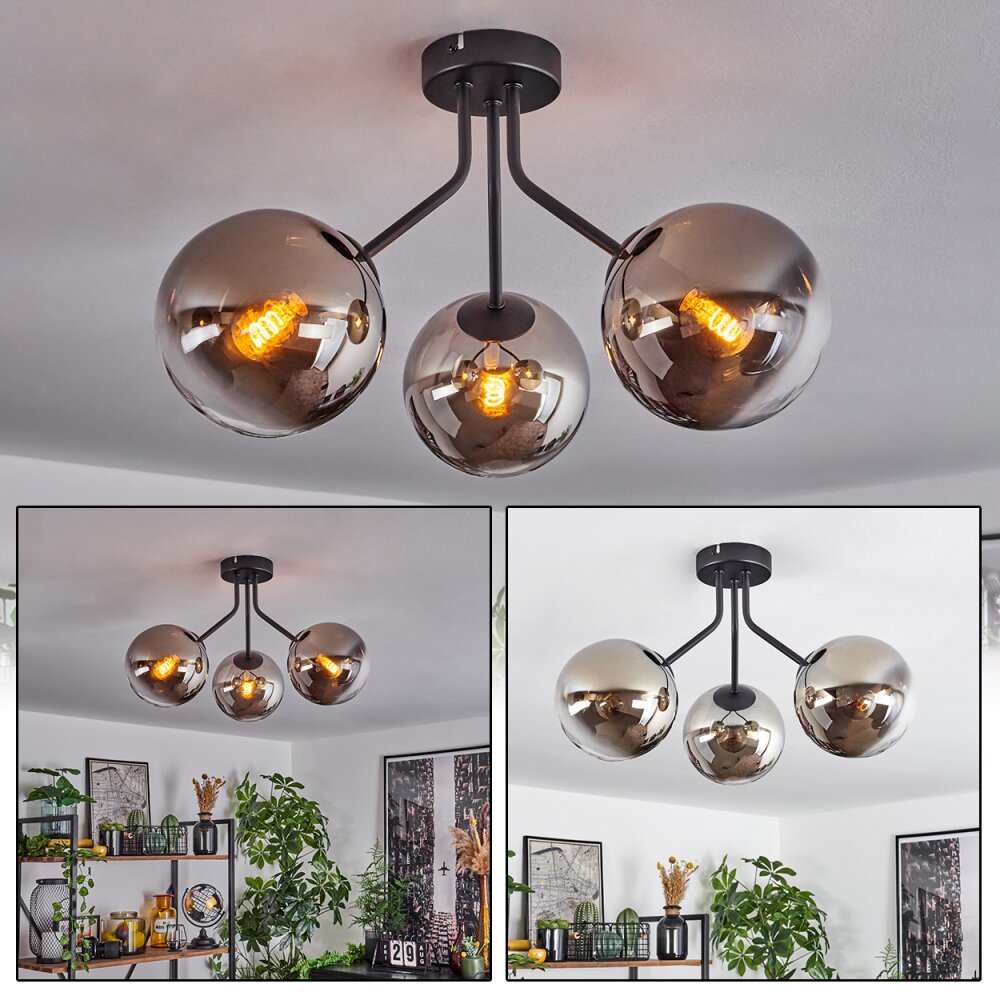 Gastor Lampa Sufitowa Czarny, 3-punktowe main product photo