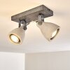 Lomma Lampa Sufitowa Szary, 2-punktowe
