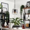 Lauden Lampa Wisząca Szkło 20cm Przezroczysty, Przydymiony, 1-punktowy