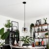 Lauden Lampa Wisząca Szkło 20cm Przezroczysty, Przydymiony, 1-punktowy