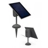 LutecSun connec Solar MINIS zestaw 2x lampa i 1x panel solarny LED Chrom, Czarny, 3-punktowe