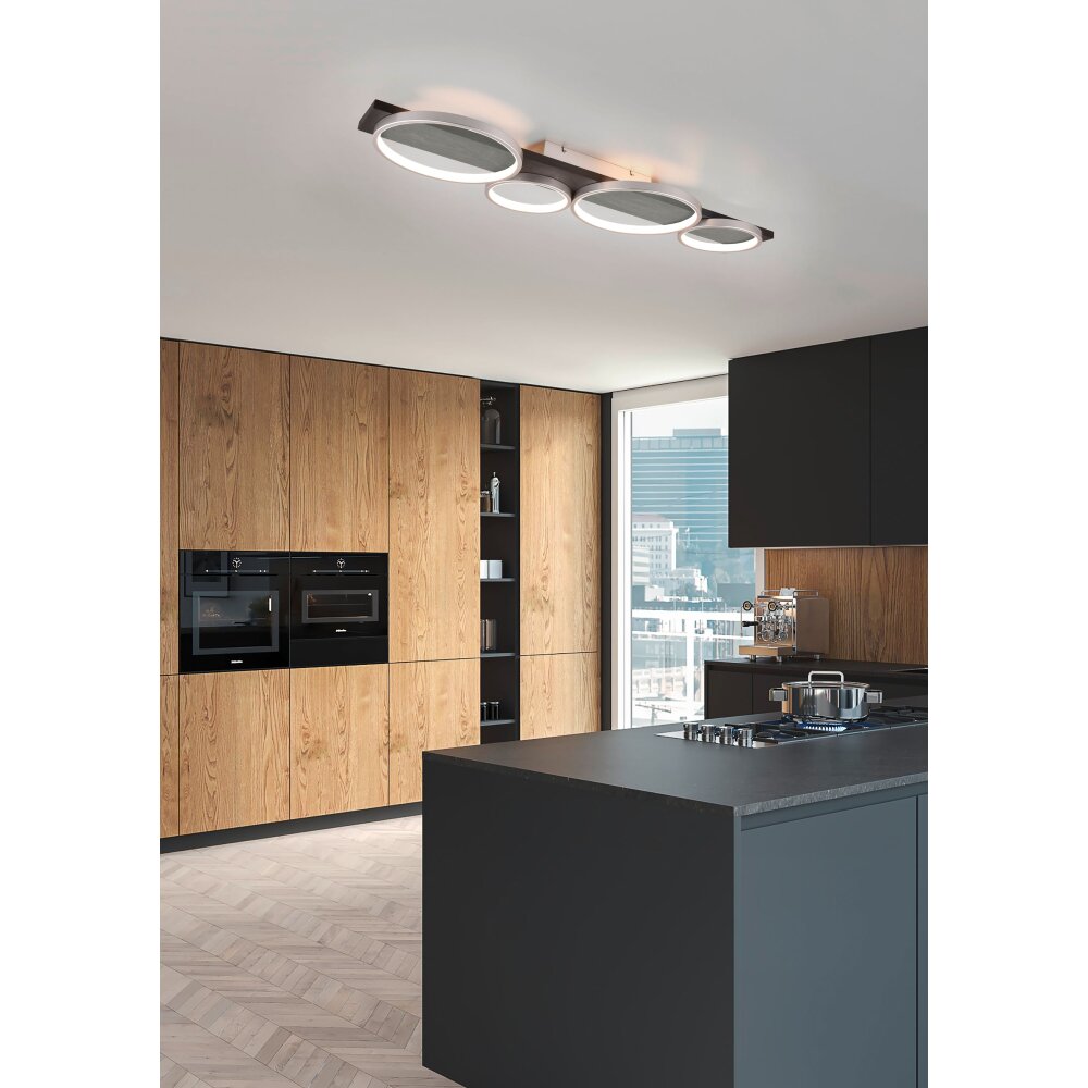Trio Medera Lampa Sufitowa LED Czarny, Biały, 1-punktowy main product photo
