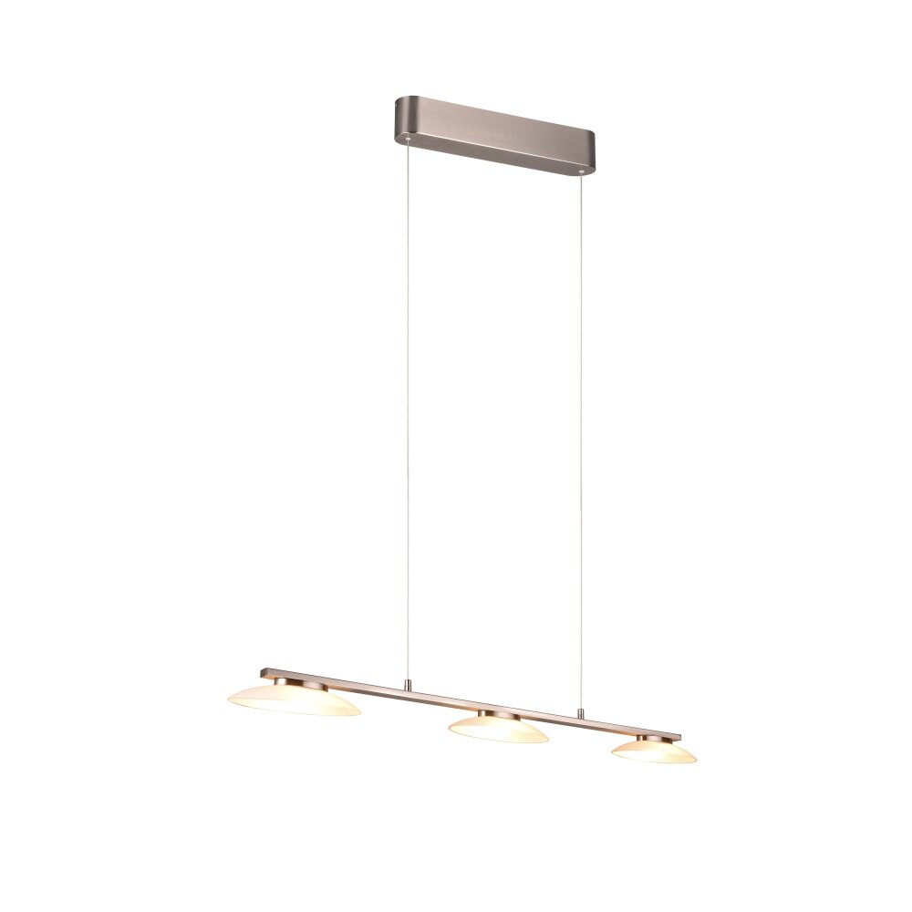 Trio Merton Lampa Wisząca LED Nikiel matowy, 3-punktowe main product photo