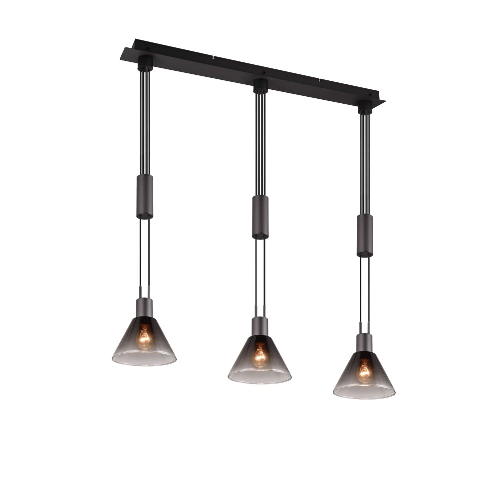 Trio STANLEY Lampa Wisząca Czarny, 3-punktowe main product photo