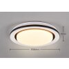 Reality Cartida Lampa Sufitowa LED Biały, 1-punktowy, Zdalne sterowanie, Zmieniacz kolorów
