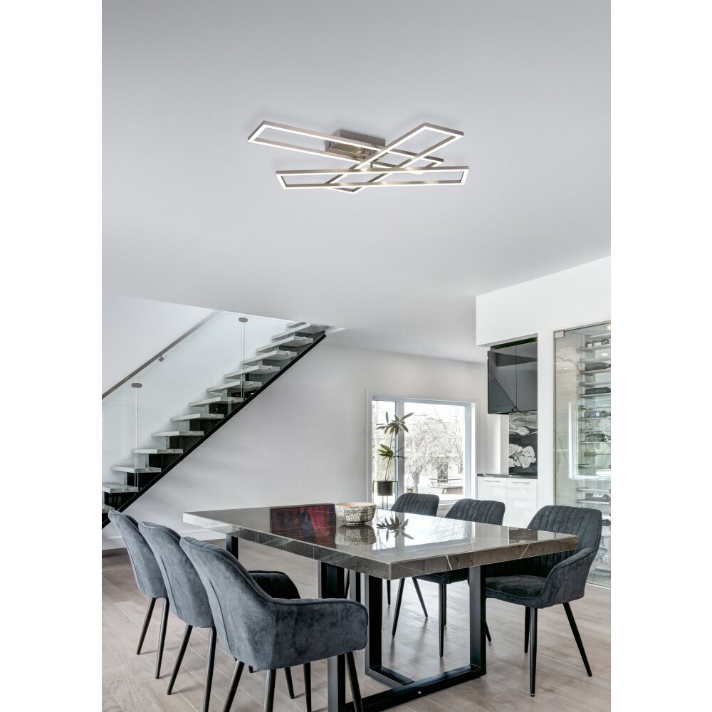 Reality Corso Lampa Sufitowa LED Nikiel matowy, 1-punktowy, Zdalne sterowanie main product photo