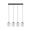 Reality Grid Lampa Wisząca Czarny, 4-punktowe