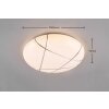 Reality Tibor Lampa Sufitowa LED Biały, 1-punktowy, Zdalne sterowanie