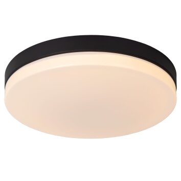 Lucide BISKIT Lampa Sufitowa LED Czarny, 1-punktowy, Czujnik ruchu