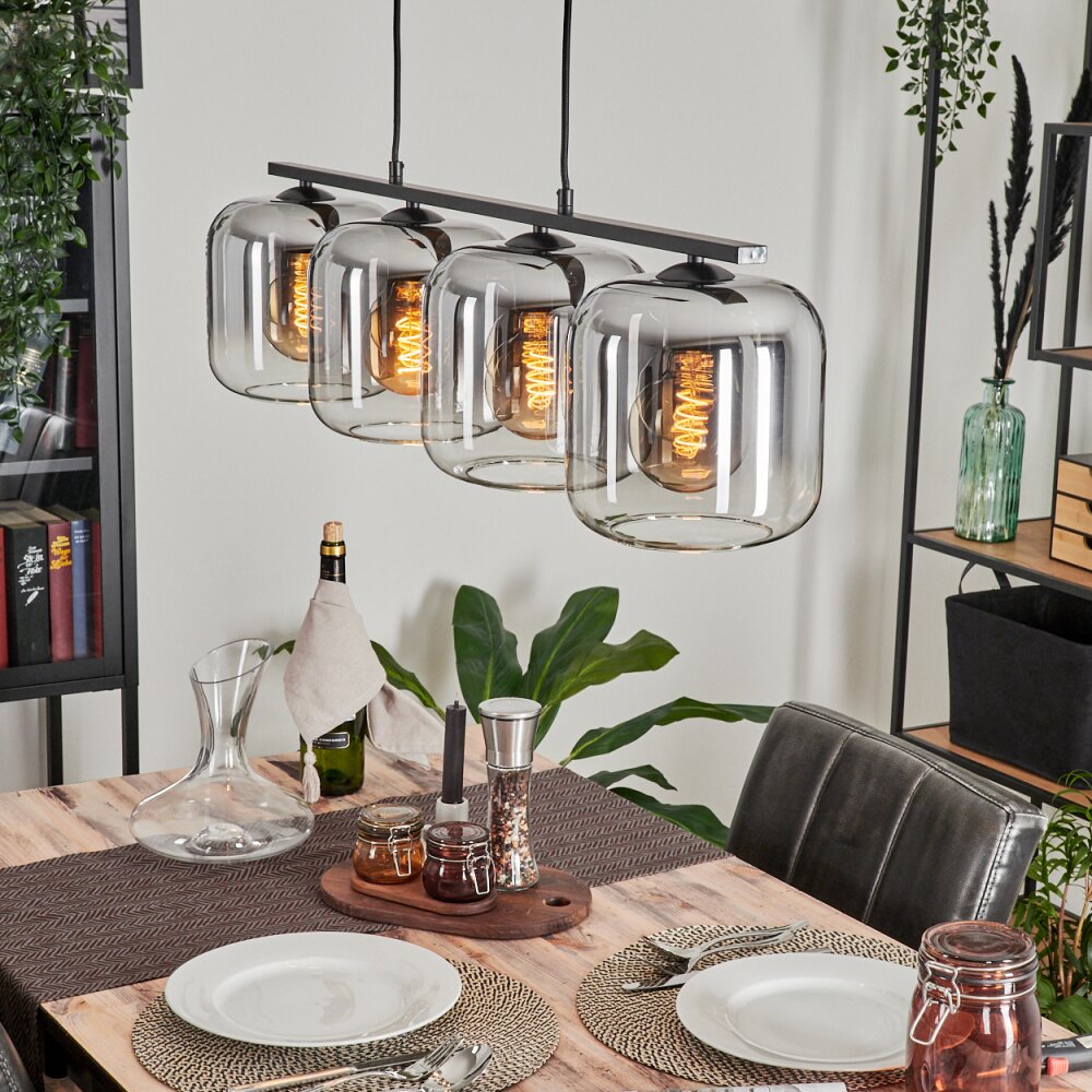 Lauden Lampa Wisząca - Szkło Przezroczysty, Przydymiony, 4-punktowe main product photo