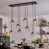 Koyoto Lampa Wisząca - Szkło chrom, przezroczysty, przydymiony, 8-punktowe