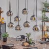Koyoto Lampa Wisząca - Szkło chrom, przezroczysty, przydymiony, 8-punktowe