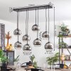 Koyoto Lampa Wisząca - Szkło chrom, przezroczysty, przydymiony, 8-punktowe