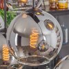 Koyoto Lampa Wisząca - Szkło chrom, przezroczysty, przydymiony, 8-punktowe