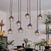 Koyoto Lampa Wisząca - Szkło przezroczysty, przydymiony, 8-punktowe