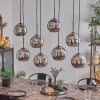 Koyoto Lampa Wisząca - Szkło chrom, przydymiony, 8-punktowe