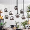Koyoto Lampa Wisząca - Szkło chrom, przydymiony, 8-punktowe