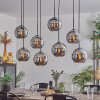 Koyoto Lampa Wisząca - Szkło chrom, przydymiony, 8-punktowe
