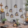 Koyoto Lampa Wisząca - Szkło Przezroczysty, Przydymiony, 8-punktowe