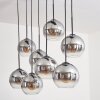 Koyoto Lampa Wisząca - Szkło Przezroczysty, Przydymiony, 8-punktowe