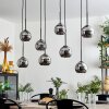 Koyoto Lampa Wisząca - Szkło chrom, przydymiony, 8-punktowe