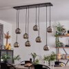 Koyoto Lampa Wisząca - Szkło chrom, przydymiony, 8-punktowe