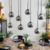 Koyoto Lampa Wisząca - Szkło chrom, przydymiony, 8-punktowe