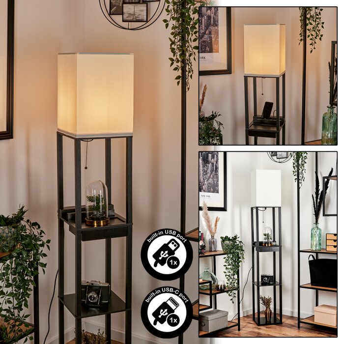 Pambor Lampa Stojąca Czarny, 1-punktowy Pambor Lampa Stojąca Czarny, 1-punktowy