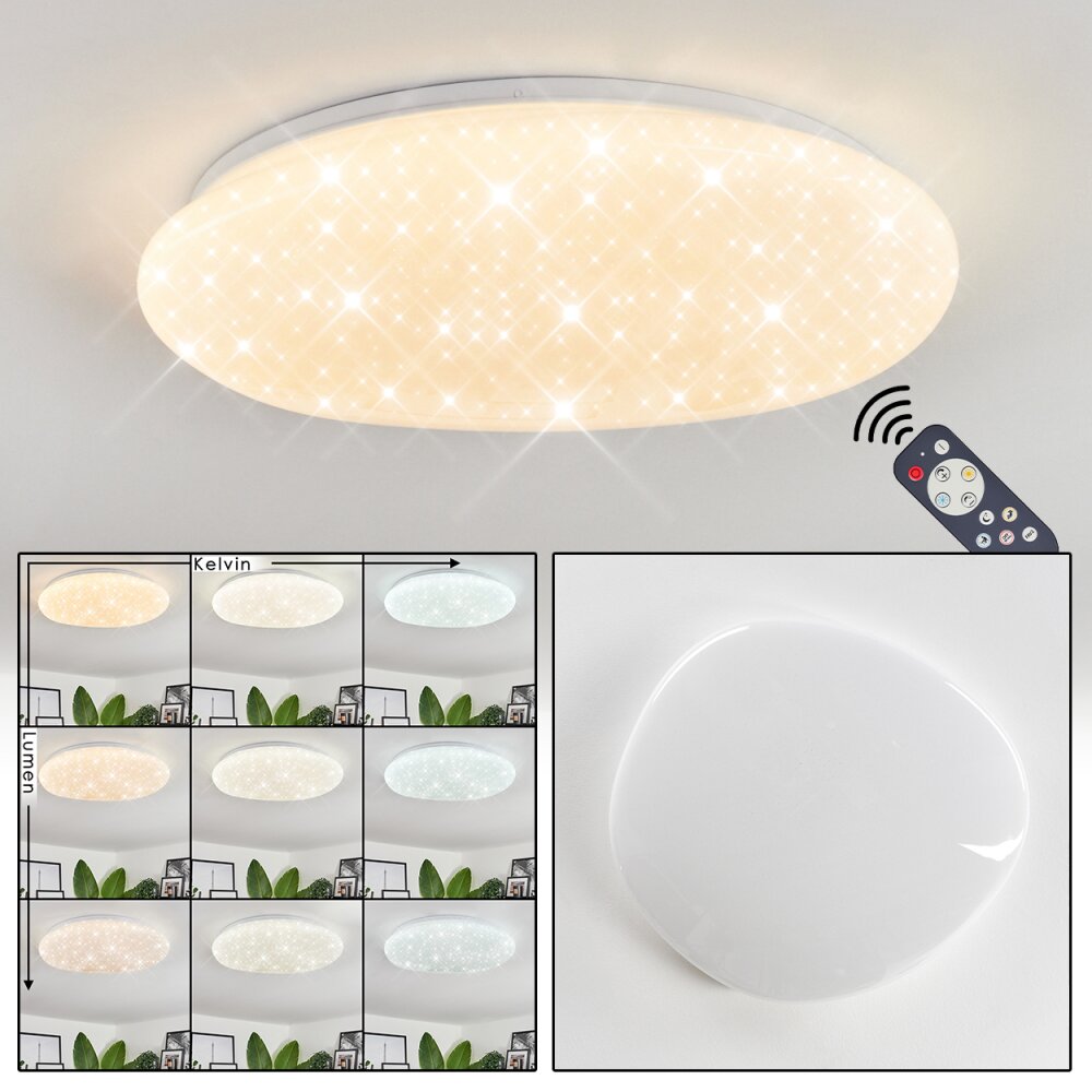 Esgos Lampa Sufitowa LED Biały, 1-punktowy, Zdalne sterowanie main product photo