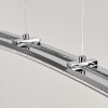 Manlleu Lampa Wisząca Chrom, 1-punktowy