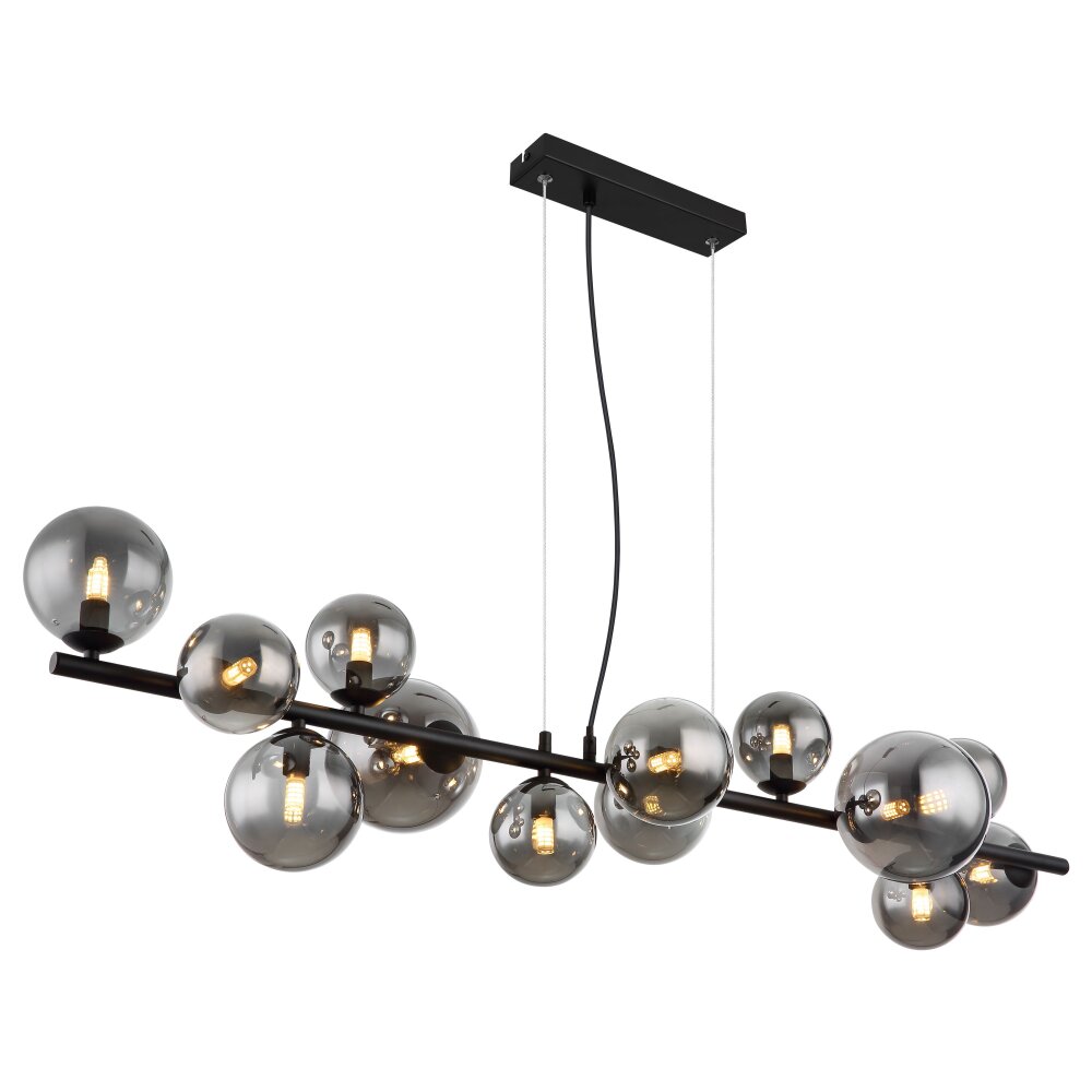 Globo RIHA Lampa Wisząca LED Czarny, 13-punktowe main product photo