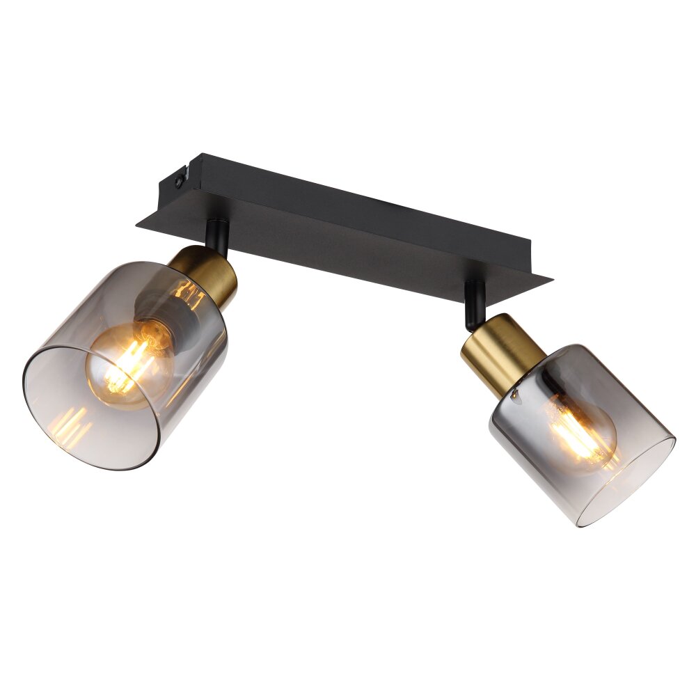 Globo HOLLSY Lampa Sufitowa Czarny, 2-punktowe main product photo