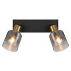 Globo HOLLSY Lampa Sufitowa Czarny, 2-punktowe