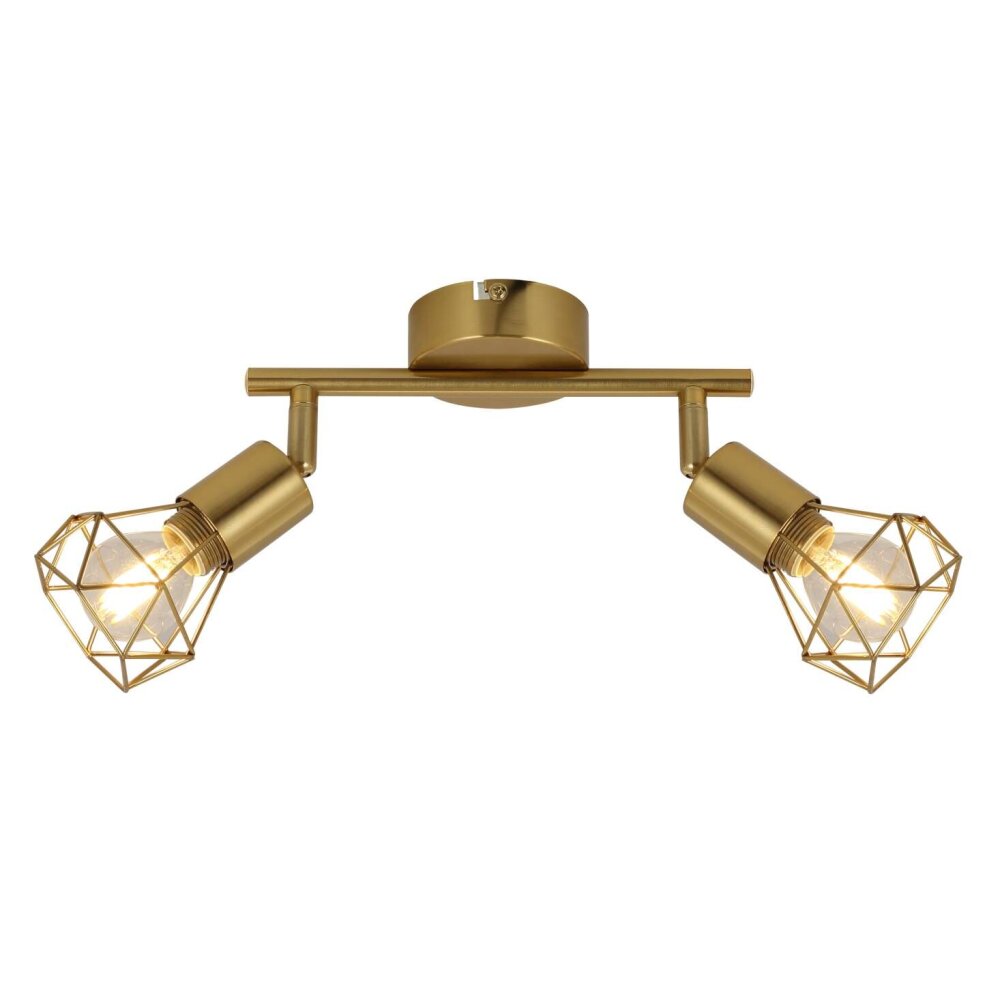 Globo XARA Lampa Sufitowa Złoty, 2-punktowe main product photo