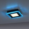 Leuchten-Direkt ACRI Lampa Sufitowa LED Czarny, 2-punktowe, Zdalne sterowanie