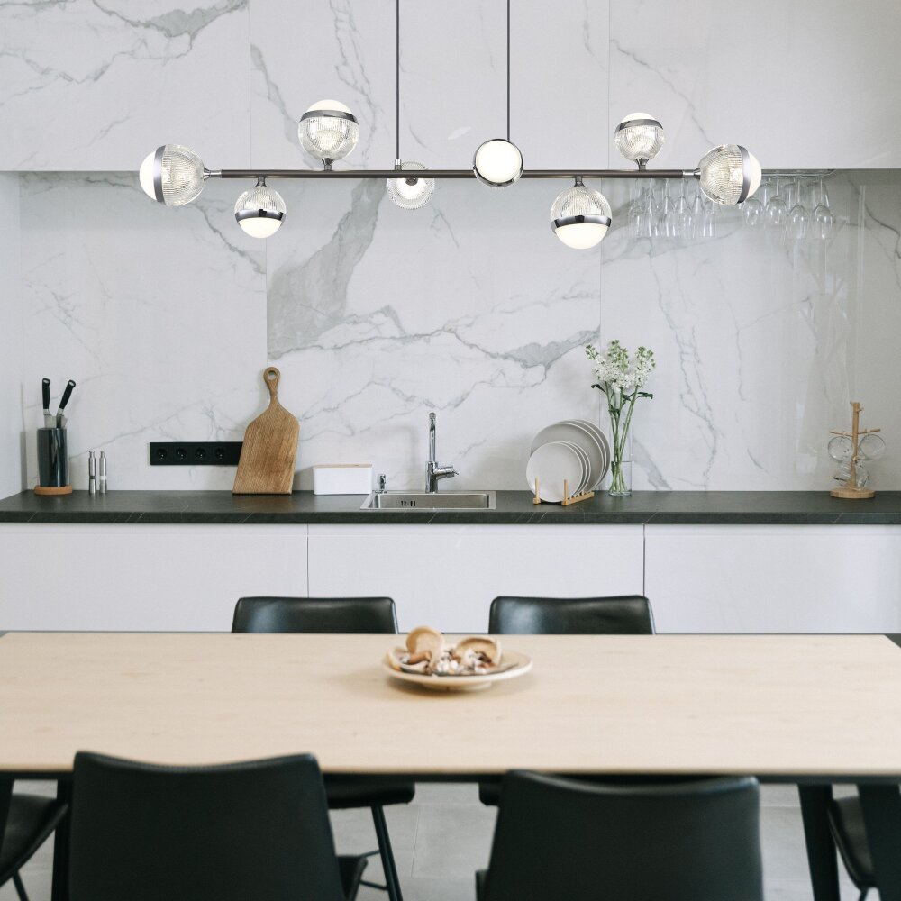 Globo UNTSY Lampa Wisząca LED Tytan, 8-punktowe, Zdalne sterowanie main product photo