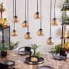 Koyoto Lampa Wisząca - Szkło W kolorze bursztynu, 8-punktowe