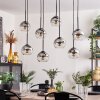 Koyoto Lampa Wisząca - Szkło chrom, przezroczysty, przydymiony, 8-punktowe