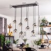 Koyoto Lampa Wisząca - Szkło chrom, przezroczysty, przydymiony, 8-punktowe