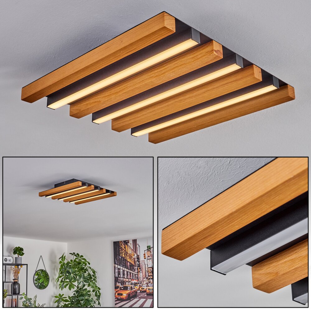 Favorina Lampa Sufitowa LED Ecru, Czarny, 1-punktowy main product photo