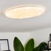 Benifla Lampa Sufitowa LED Biały, 1-punktowy, Zdalne sterowanie