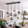 Koyoto Lampa Wisząca - Szkło przezroczysty, przydymiony, 8-punktowe