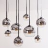 Koyoto Lampa Wisząca - Szkło przezroczysty, przydymiony, 8-punktowe
