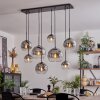 Koyoto Lampa Wisząca - Szkło przezroczysty, przydymiony, 8-punktowe