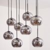 Apedo Lampa Wisząca - Szkło przydymiony, 8-punktowe