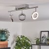 Altamahaw Lampa Sufitowa LED Srebrny, 3-punktowe