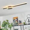 Amdal Lampa Sufitowa LED Czarny, 2-punktowe