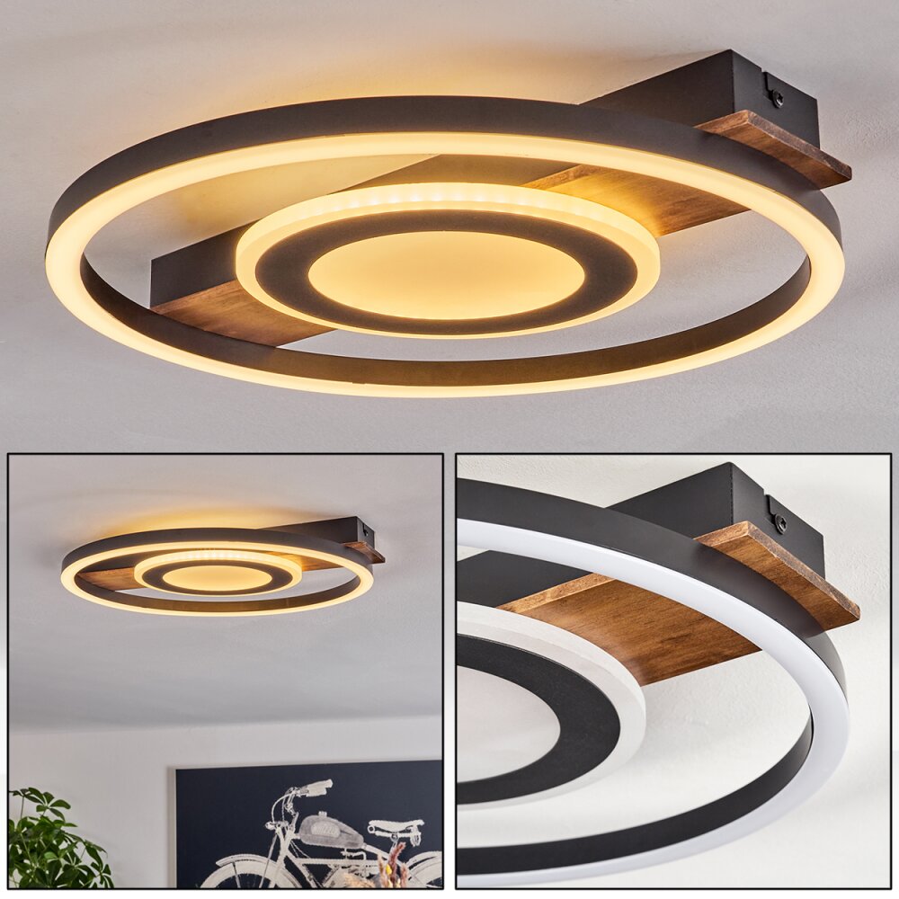 Taboneira Lampa Sufitowa LED Czarny, 1-punktowy main product photo